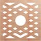 Ekena Millwork Chevron Wood Fretwork Pierced Ceiling Medallion, Cherry, 38"OD x 9 7/8"ID x 1/4"T CMWP38X38X0250CHCH - alternate 1
